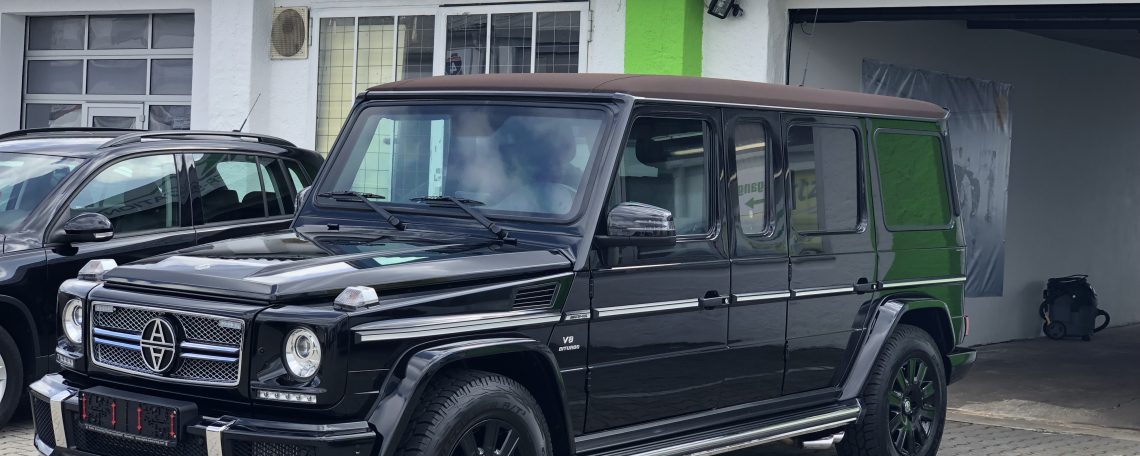 DPF Reinigung München Trudering: Diesel Fahrzeug Mercedes G63 AMG